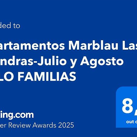 Apartamentos Marblau Las Alondras-Julio Y Agosto Solo Familias กันดิอา ภายนอก รูปภาพ